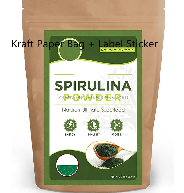 Organic Food OEM Service High Protein 100% Pure Spirlina Powder Food Grade