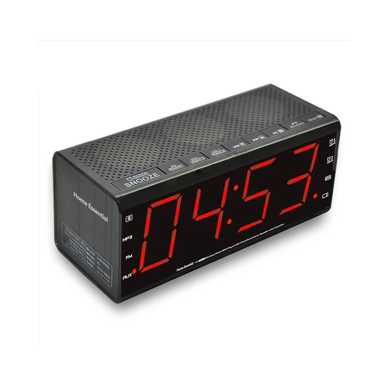 MX-20 10W BT speaker cube portable speaker with USB/fm radio alarm clock
