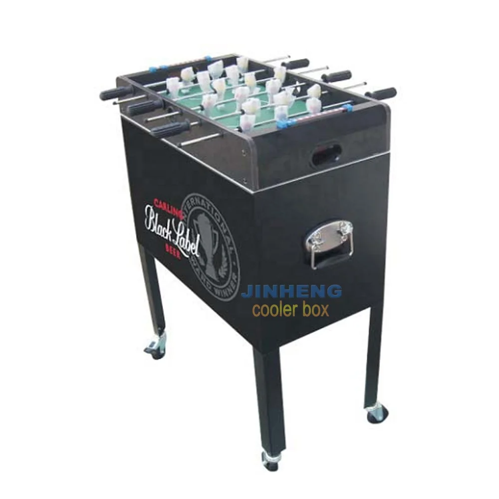 72 liter outdoor best selling metal cooler box with football game playstation