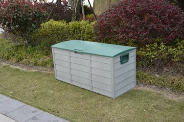 
Garden shed plastic storage box 290L Green plastic storage box 