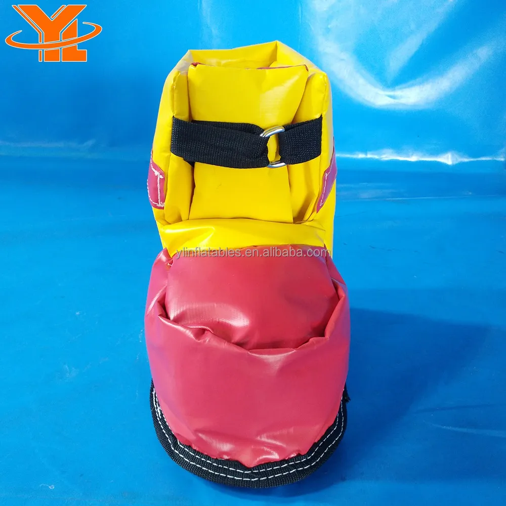 Giant Inflatable Sports Shoes, Customized Football Shoes, Team Building Games
