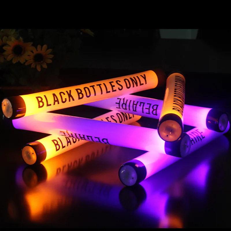 
 Оптовая продажа, китайский завод, OEM логотип, светодиодная пенопластовая палочка  