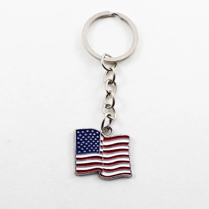 Custom Car shape UK United Kingdom British Flag Metal Keychain  chain keyring London Souvenirs gift