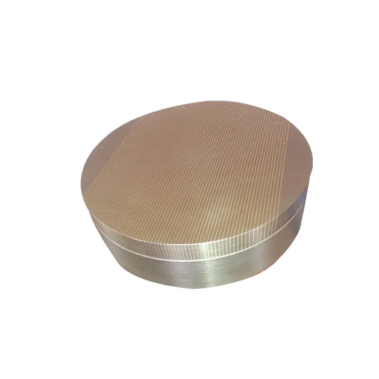 Round permanent magnetic table for milling machine