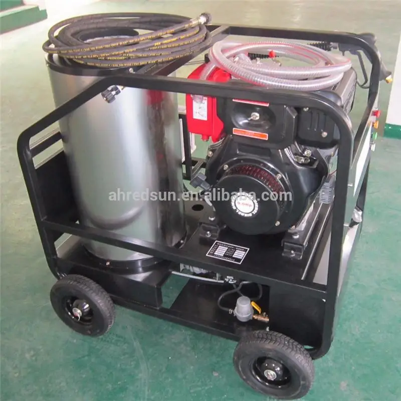 hot water high pressure cleaning equipment diesel engine steam high pressure wash machine