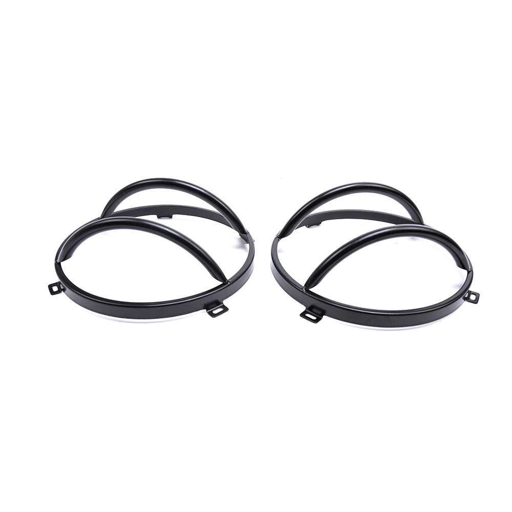 
Stainless Steel Head Lamp Cover For Jeep Wrangler JK Front Headlight Cover, Exterior Accessories Parts Turn Signal Light Guard 