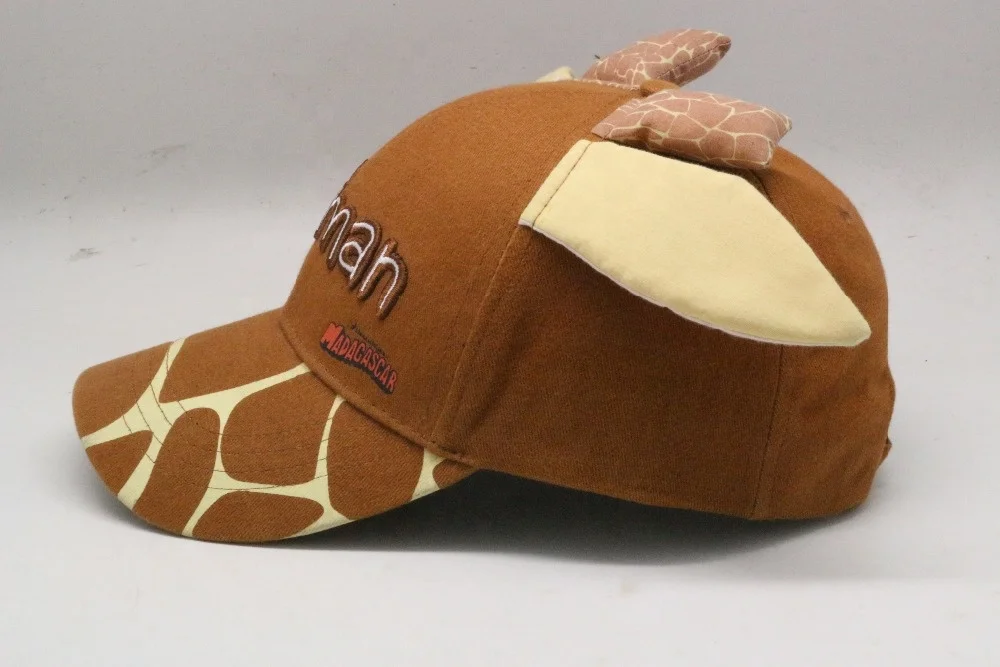 Fancy Baby Animal Image Children Baseball Cap With Ears