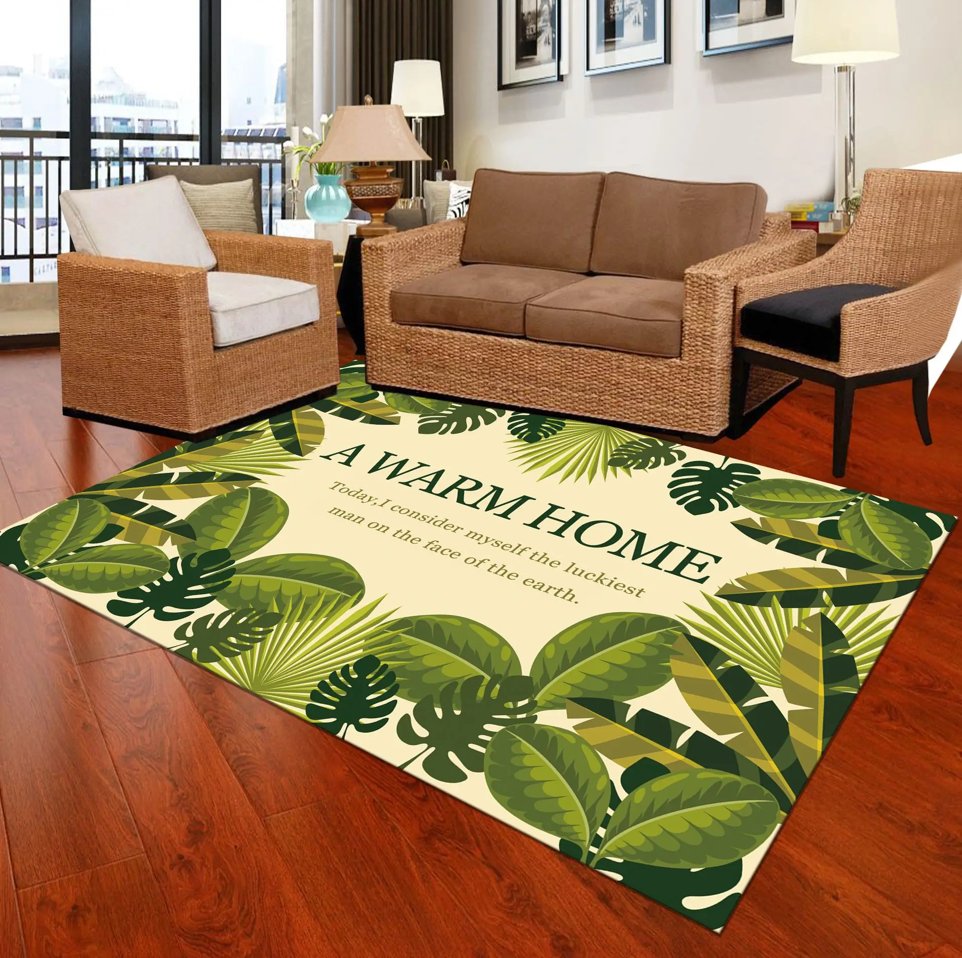 
Indian Style Newest 3D Customized Design 100% Polyester Kids Floor Bedroom Carpet Mat 