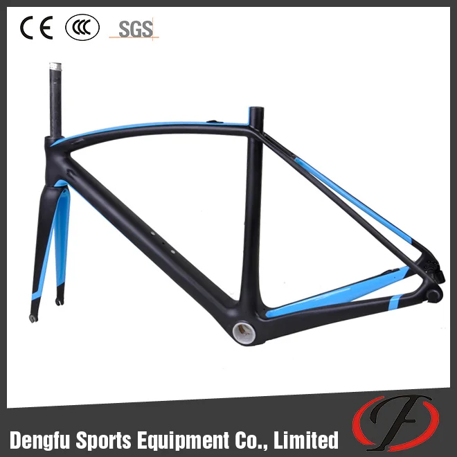 Легкая рама DengFu FM208 сверхлегкая для дорожного велосипеда (совместима с DI2) китайская из углеродного волокна