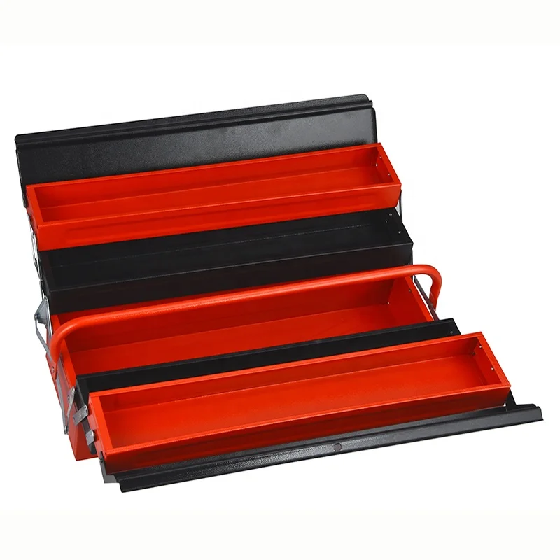 Wholesale Cheap 22 Inch 5 Bucket Folding Portable Tool Box/Tool Chest