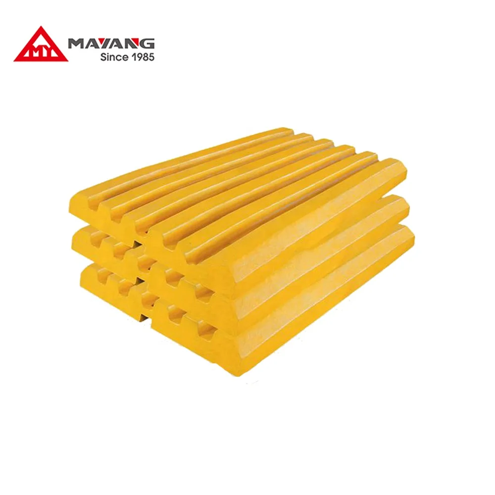 
Ore Mining Construction Machinery Parts High Manganese best quality jaw plate 