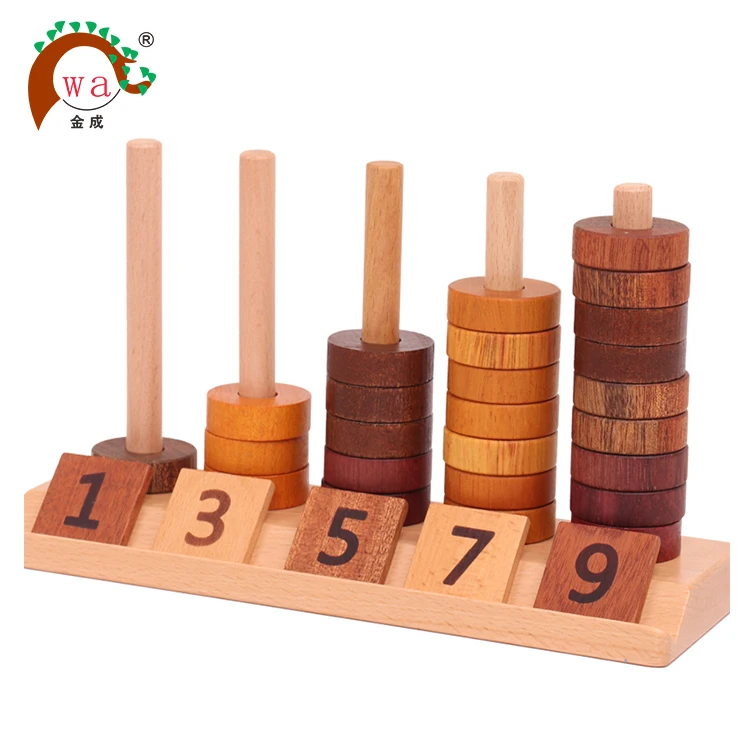 
Funny digital calculating game wooden puzzle math toys for early learning 