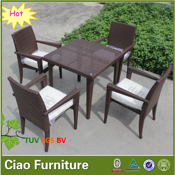 aluminum plastic outdoor tables and chairs alum frame