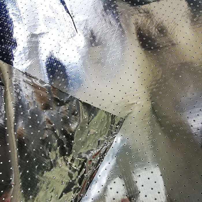 Cloth Laminated Reflective Woven Foil Factory Aluminum Radiant Barrier Woven Fabric Customized Contemporary Aluminum Film CN;ZHE