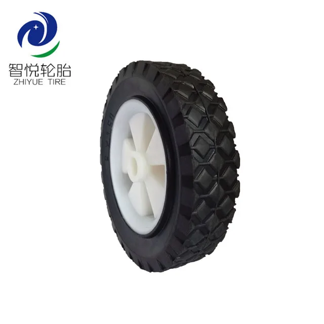Small wheels and tires/diameter 150mm rubber wheel/lawn & garden mower tire