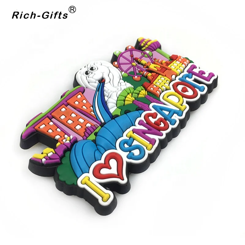 Wholesale Custom 3D Rubber Refrigerator Fridge Magnet