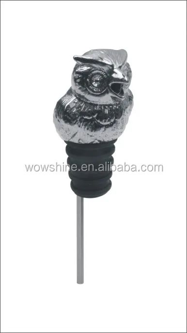 Bull head Zinc alloy wine bottle pourer