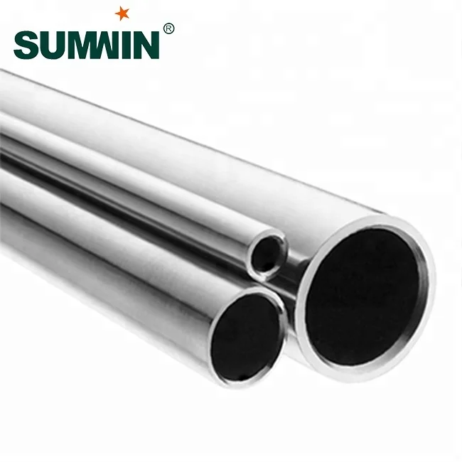 foshan manufacturer high quality 316 Stainless steel round tube  for bus decoration