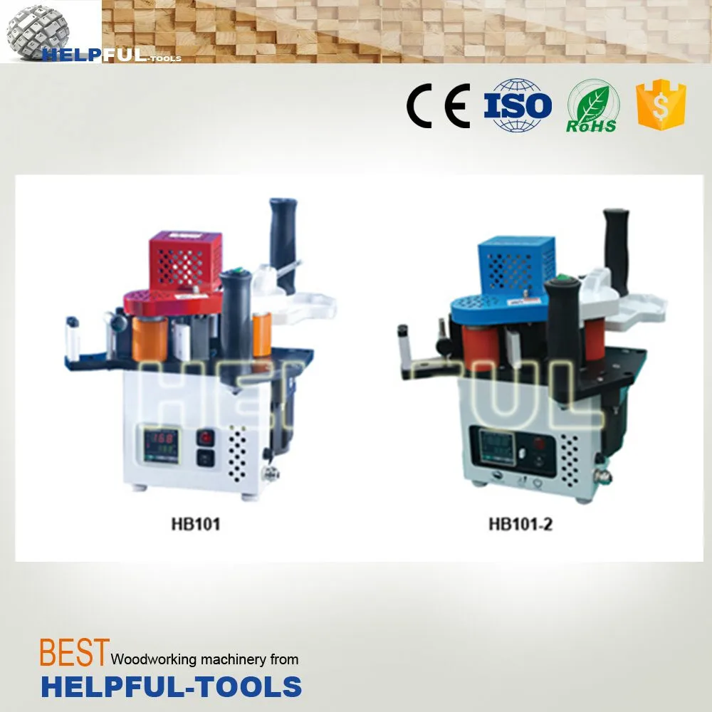 HB101.HB101-2 портативный Кромкооблицовочный машина ПВХ кромки машину Портативный Bander Края