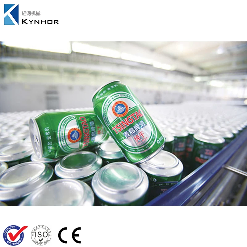 Automatic 330ml 3000 cans per hour Craft Beer Beverage Juice Aluminum Can Filling Sealing Machine / Beer Canning Equipment Line