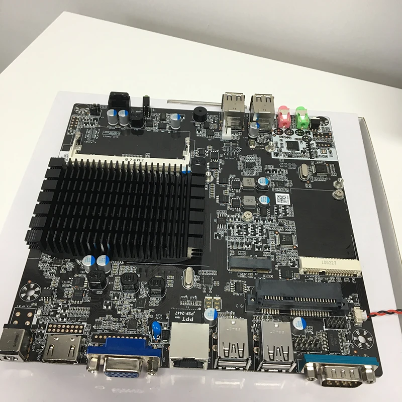 X86 Low price industrial Mini pc computer Mini ITX fanless J3160 processor laptop Motherboard for desktop