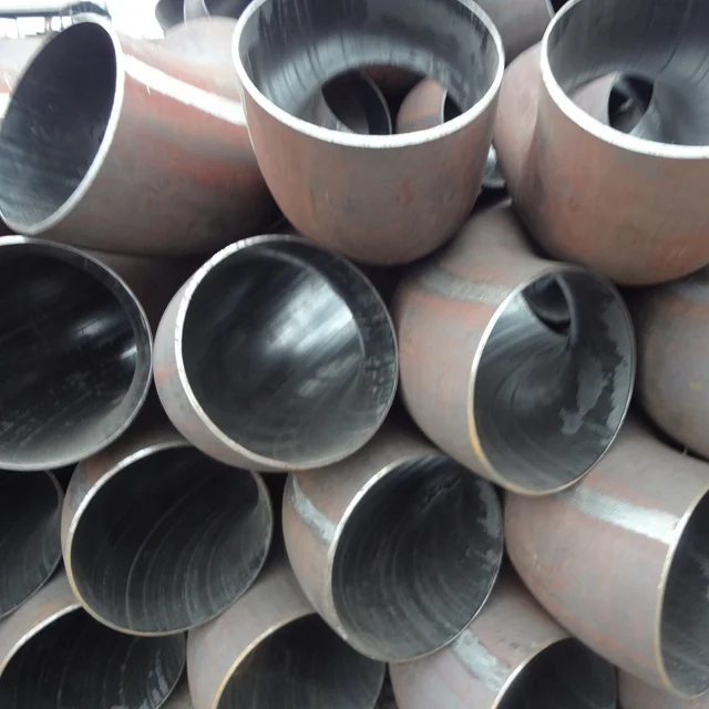 GI Pipe Fitting Iron Thread Malleable I MS Plumbing Materials Galvanized Black Pipe Elbow Fittings Carbon Steel Nipple Bend Pipe