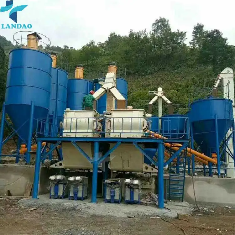 High Efficiency Premixed Automatic Dry Mix Mortar Production Line