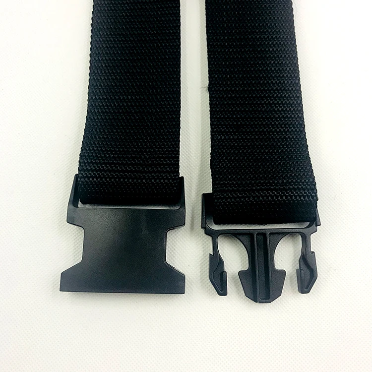 
Custom Webbing Fabric Automatic Buckle Belts Canvas Belt 