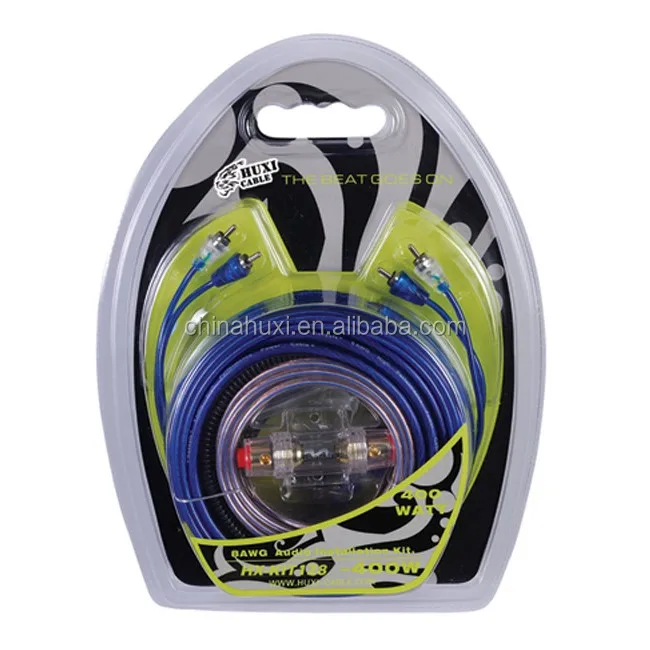 4 Gauge Car Amplifier Wiring Kit , For Car Amplifier Wiring Kit , 4ga Amp Amplifier Fused Wire Wiring Kit