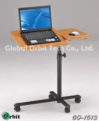 Office Furniture Over Bed Table Wooden Adjustable Laptop Bed Table