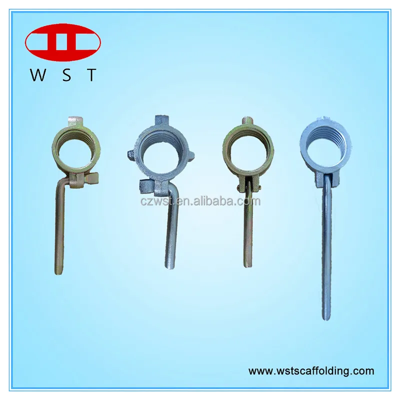 Телескопическая опора для лесов, Прокладочная гайка из чугуна