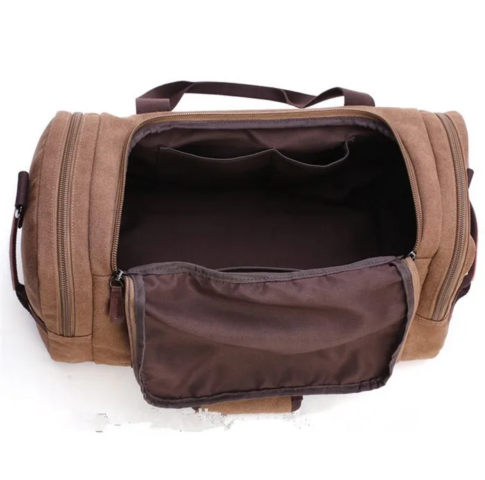 Wholesale Custom new big capacity canvas travel duffle storage bag in Shenzhen factory