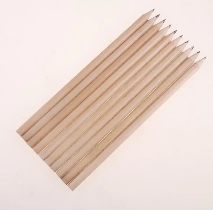 OEM Natural Eco-friendly Wooden Pencils High Quality Pencils With Eraser For Students