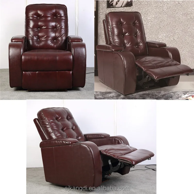 Massage Leather Relax Heat Recliner Armchair
