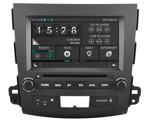 Автомобильный DVD-плеер WITSON для MITSUBISHI OUTLANDER/PEUGEOT 4007(2007-2012)/CITROEN C-CROSSER 256 МГц RAM 128M FLASH автомобильный