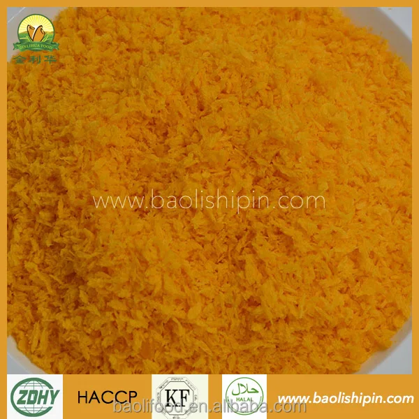 
[Factory supply]6mm fresh Panko/reddish orange bread crumbs/needle shape bread crumbs 