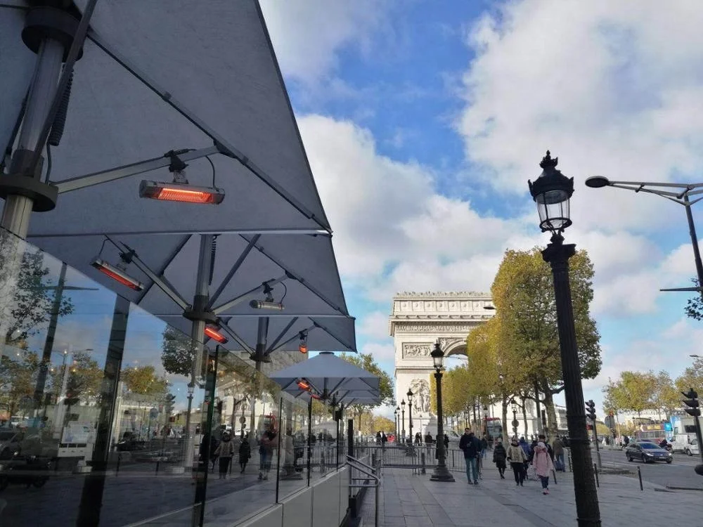 Electric heater outdoor freestanding infrared patio heater