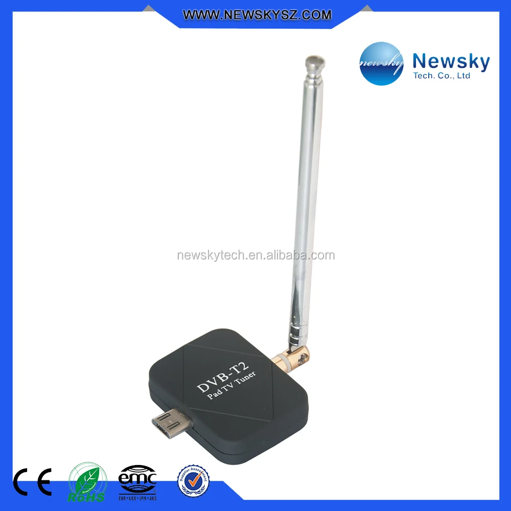 USB DVB-T2 Receiver Free Watch Digital TV on Android Phone