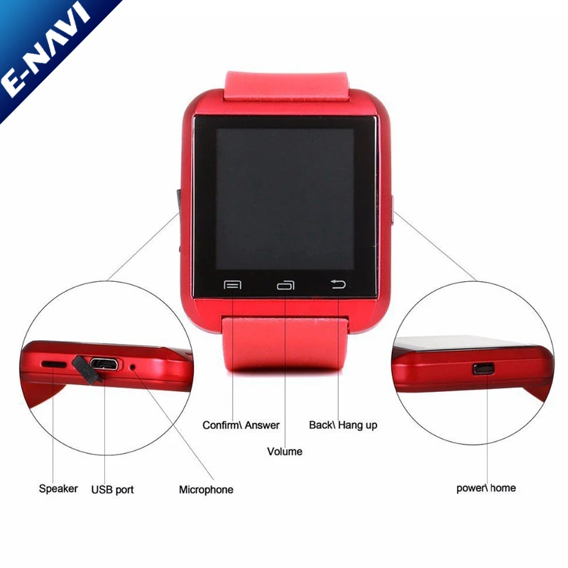 2018 Big Promotion Wireless Smartwatch U8 Smart Watch Digital Sport Wrist Watch For iPhone For Android Phones