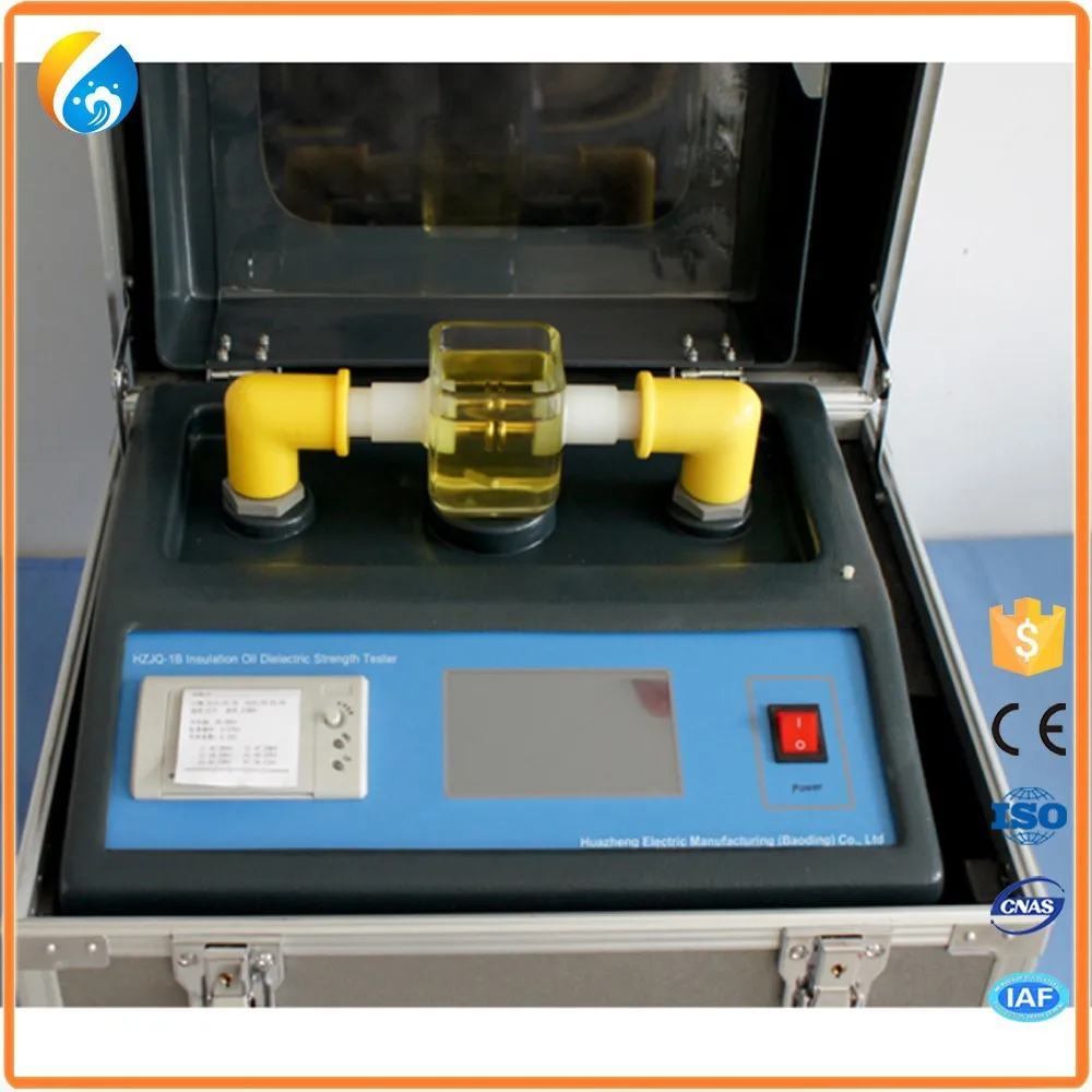 Hz-ii высокого напряжения изоляционного масла электрическая тестер напряжение пробоя
