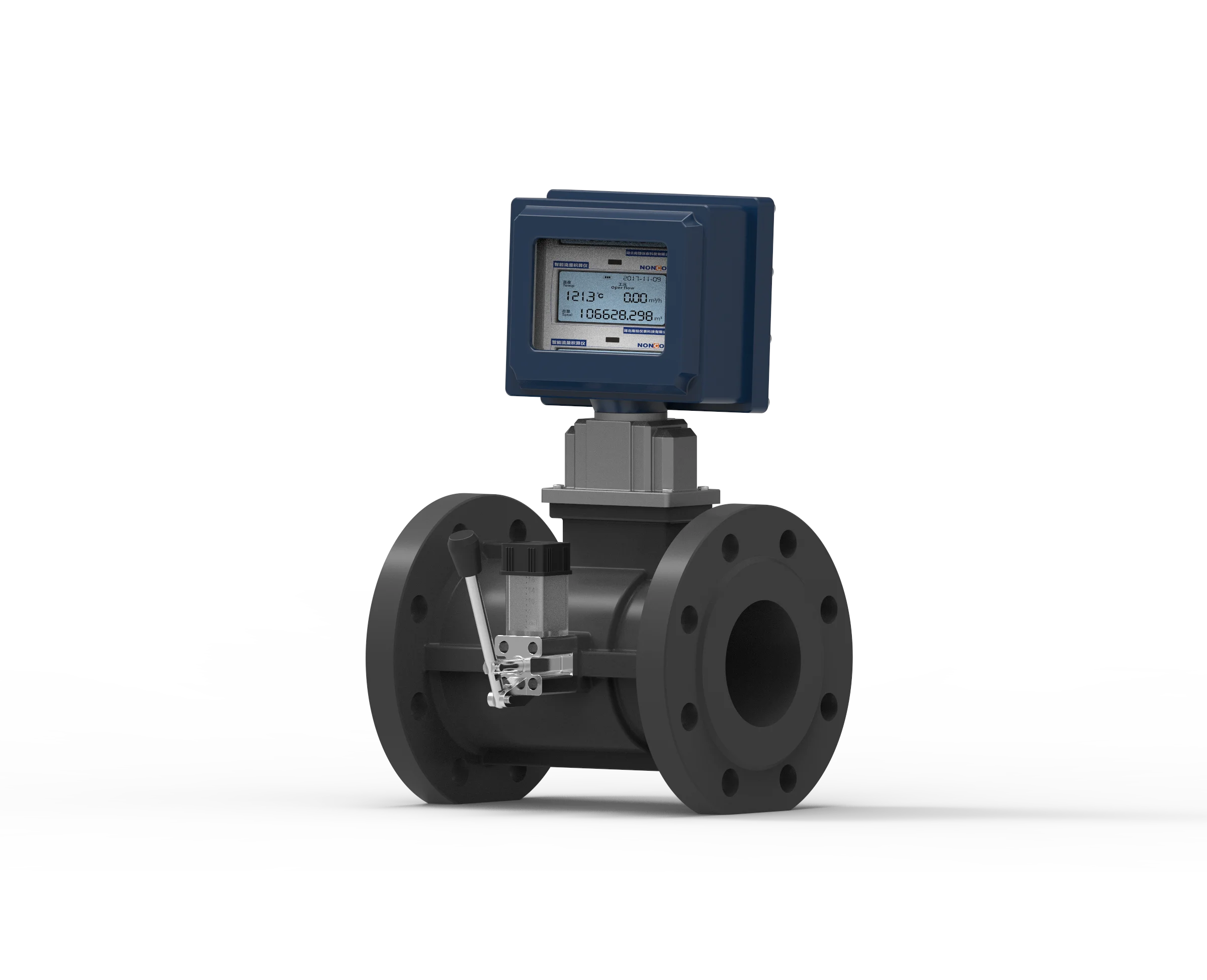 Gas Turbine Flowmeter DN80 hydrogen gas flow meter AIR FLOW SENSOR