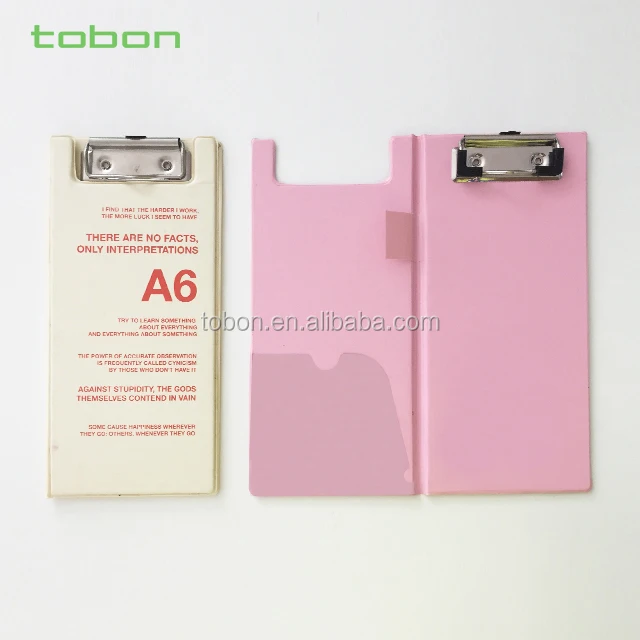 Mini PVC Plastic Memu hospital File Folder