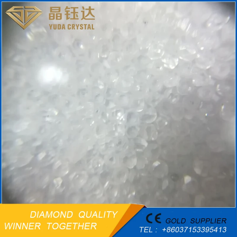 1 carats up Rough Lab Grown White CVD HPHT synthetic Diamond