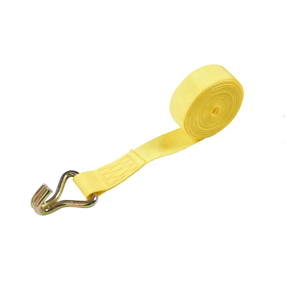 Hot-sell Ratchet Straps J Hooks Flatbed Truck Trailer Tie Down ratchet strap
