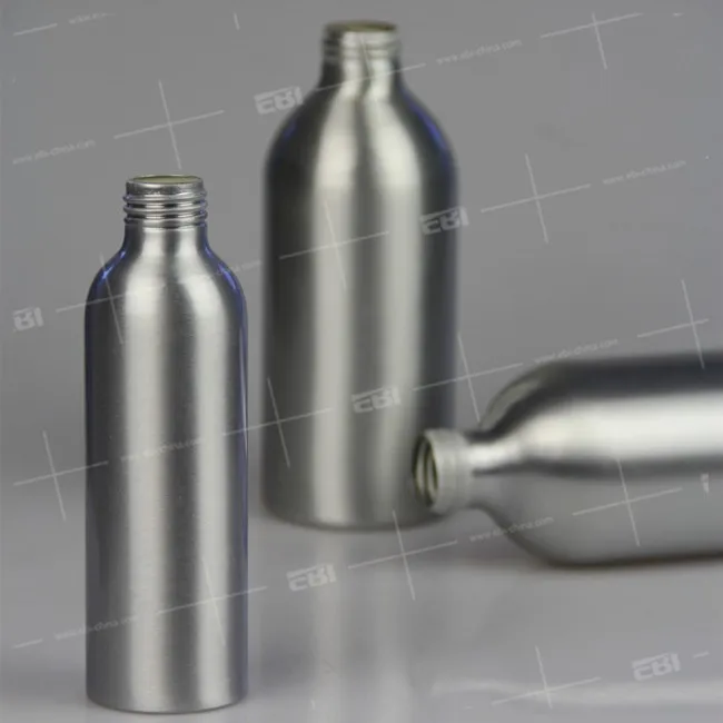 
Ready to ship luxury empty aluminum cosmetic bottle 