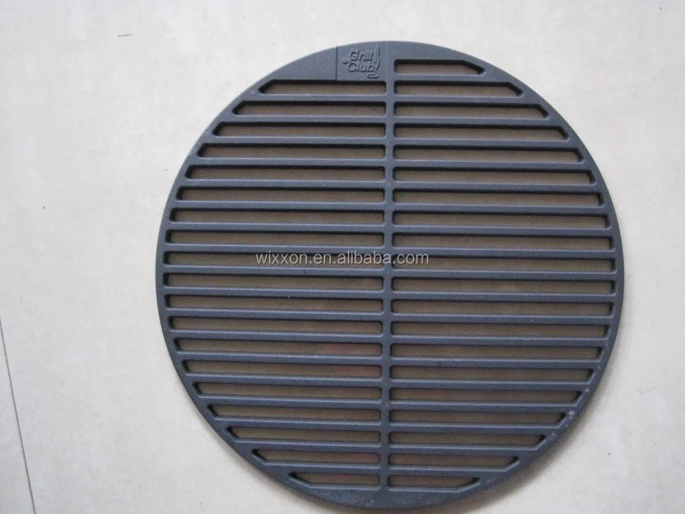 High Quality Cast Iron BBQ grid/customized ductile sand casting enamel bbq&cooking cast iron grid