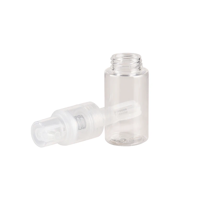 transparent 110ml Talc powder bottle with dispenser plastic spray bottles talcum powder bottles
