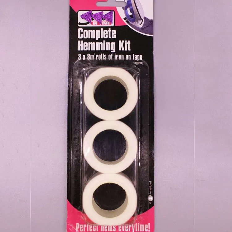 3*6m,3*8m rolls of Iron-on fusible hemming tape with competitive price