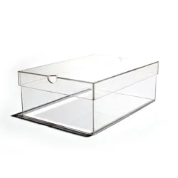 Promotional large acrylic sneaker display box for Nike acrylic sneaker display case