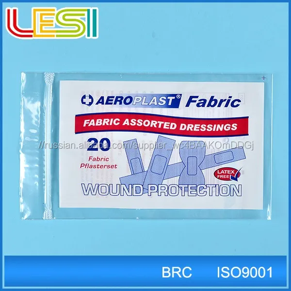 Resealable plastic ziplock bag with medical header custom unique design